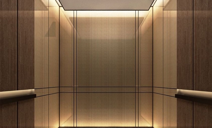 روشنایی داخل کابین آسانسور